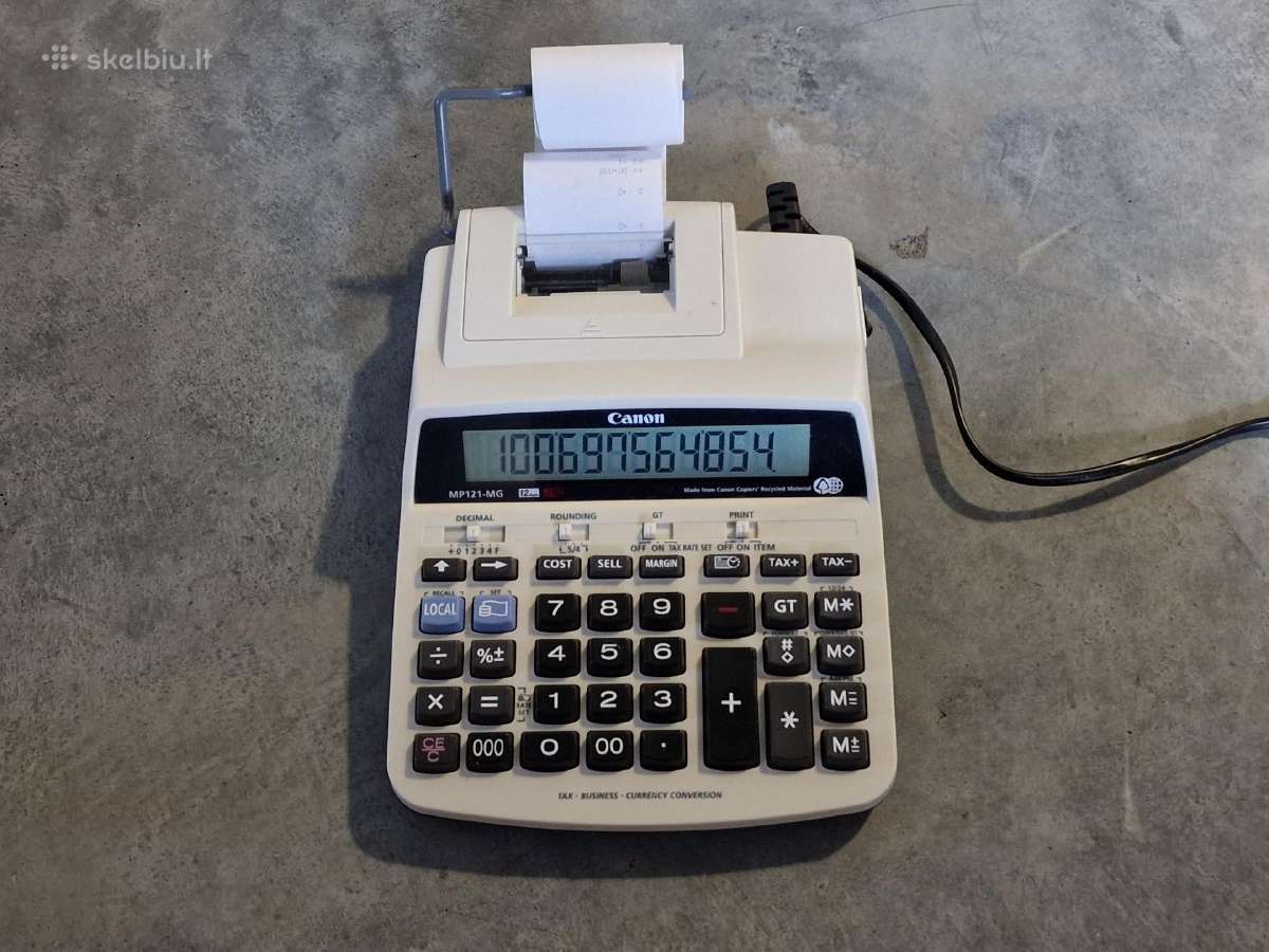 Canon Mp121-mg – spausdinantis biuro skaičiuotuvas