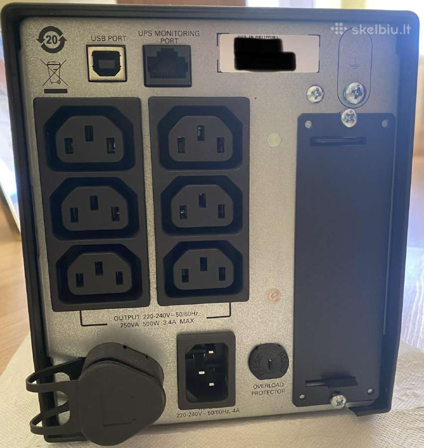 Apc Smart-ups 750 - nuotraukos Nr. 4
