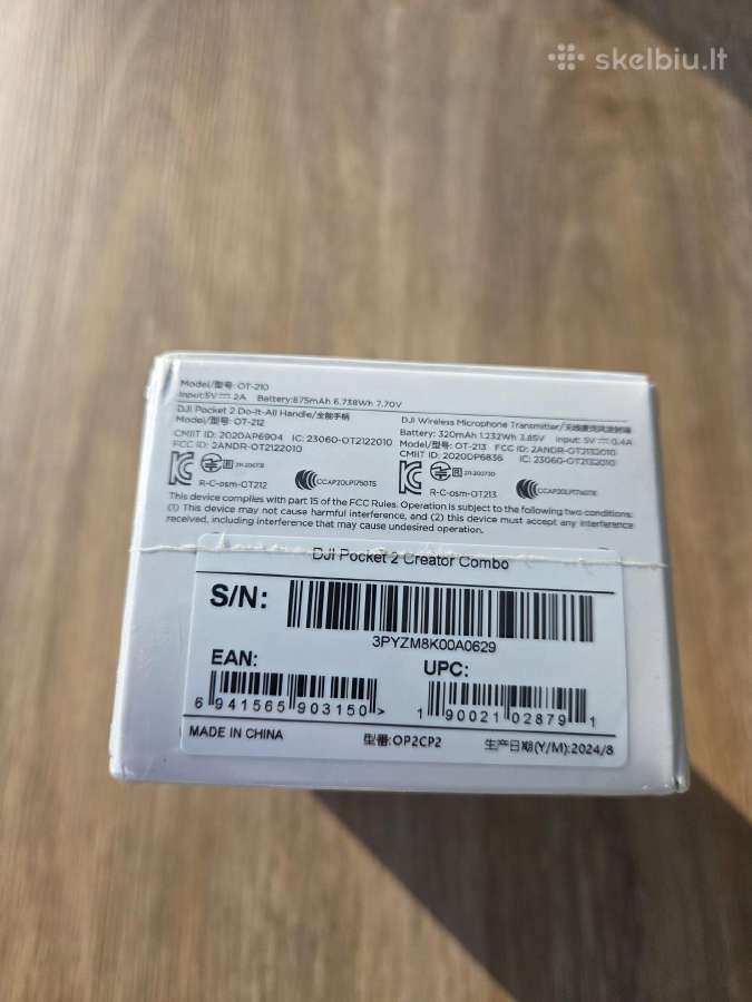 Dji Osmo Mobile 8 / Pocket 2 Combo stabilizatorius - nuotraukos Nr. 5