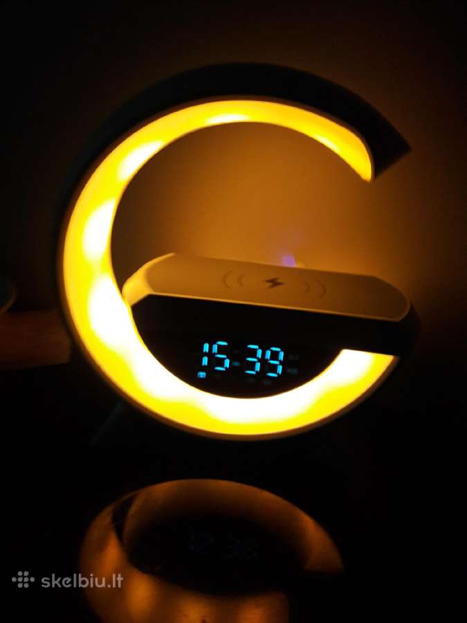 LED wirrless charging speaker