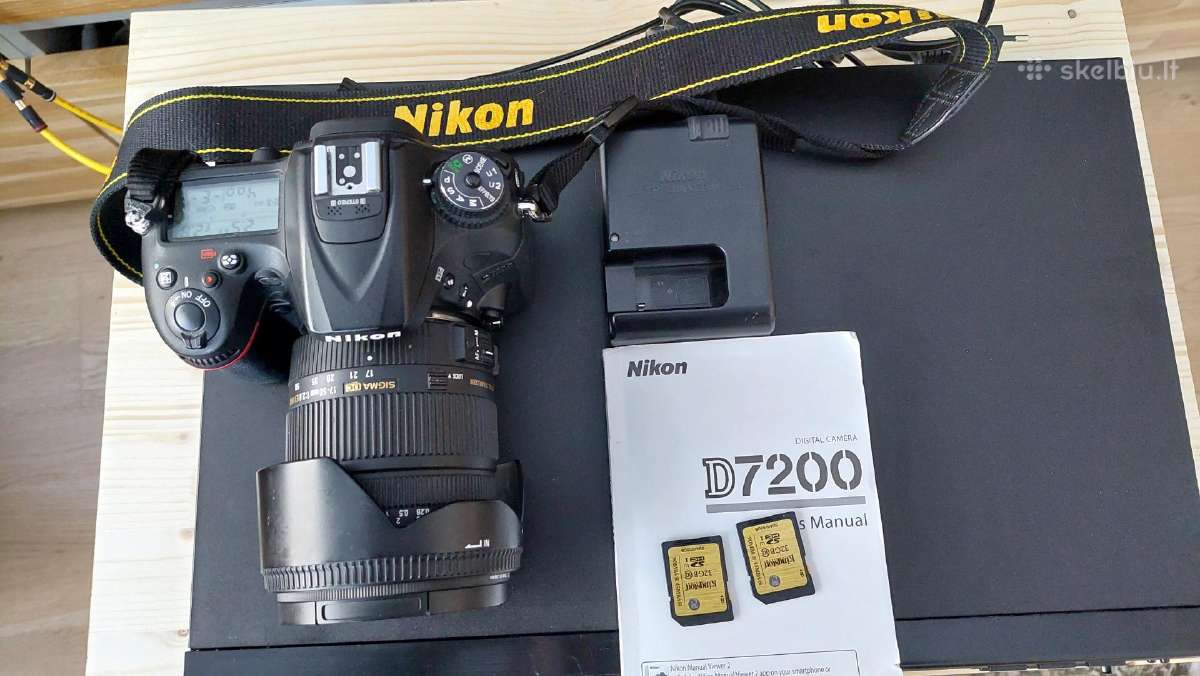Nikon d7200 Sigma Dc 17–50 mm Speedlight SB-800