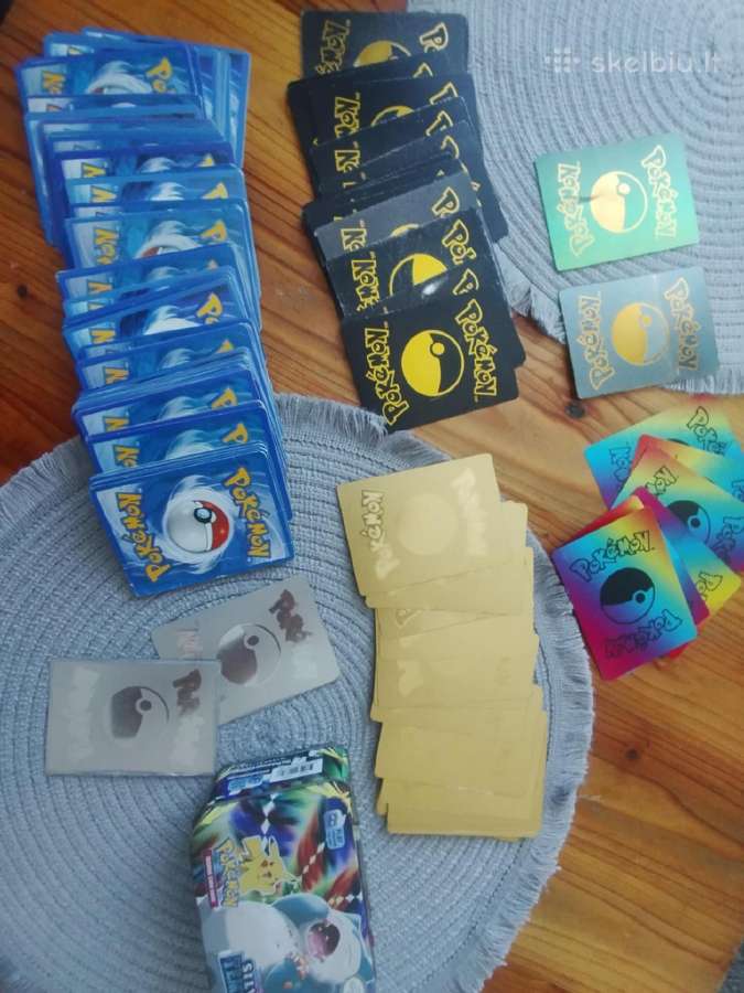 Pokemon kortos labai daug siūlykite kainas