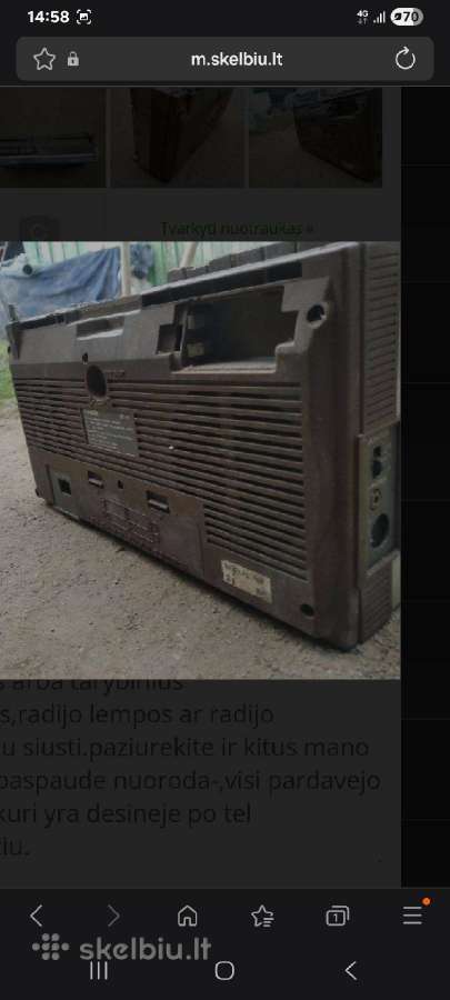 Magnetolos ir boomboxai ir pns. - nuotraukos Nr. 25