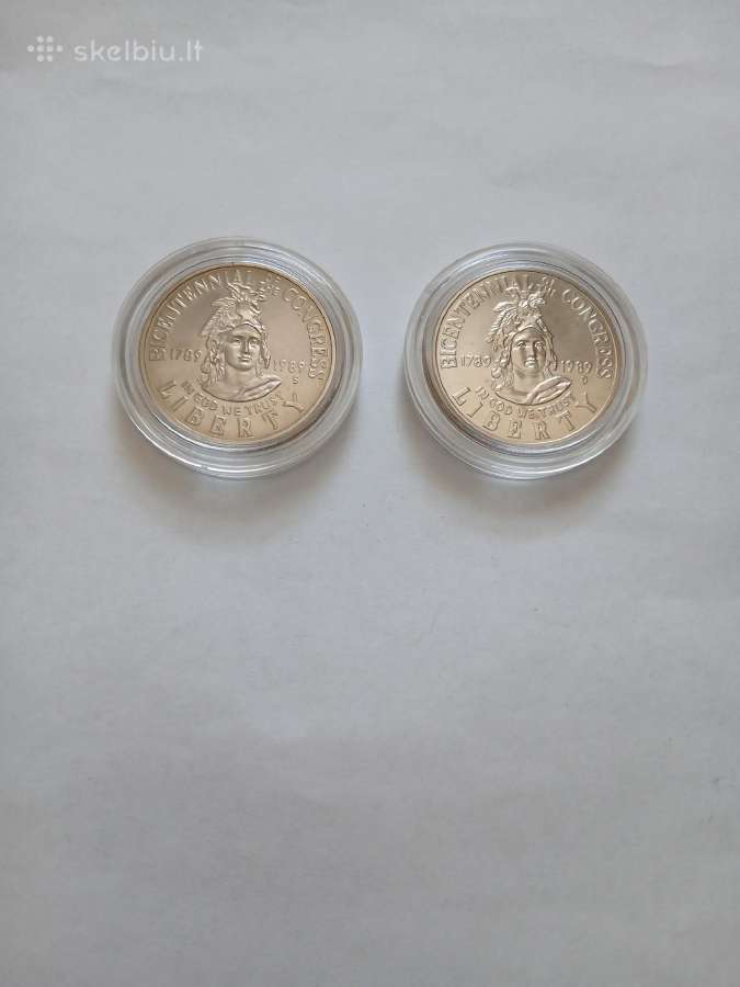 JAV 1989 1/2 Dollar Kongresas