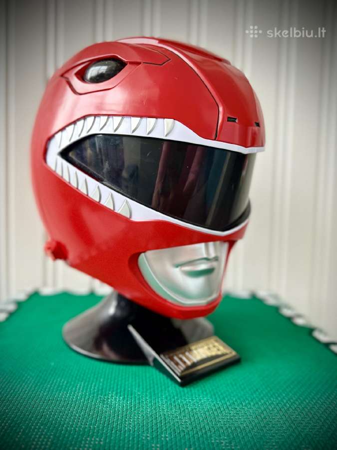 Power Rangers Bandai Legacy Red Ranger Helmet - nuotraukos Nr. 2