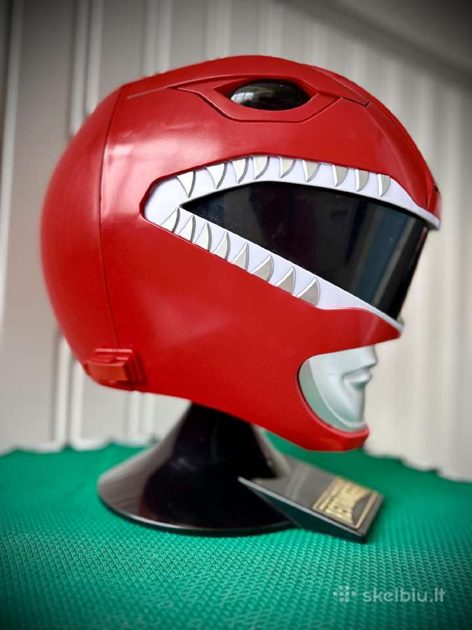 Power Rangers Bandai Legacy Red Ranger Helmet - nuotraukos Nr. 3