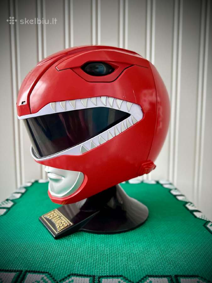 Power Rangers Bandai Legacy Red Ranger Helmet - nuotraukos Nr. 4