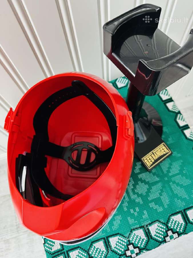 Power Rangers Bandai Legacy Red Ranger Helmet - nuotraukos Nr. 7