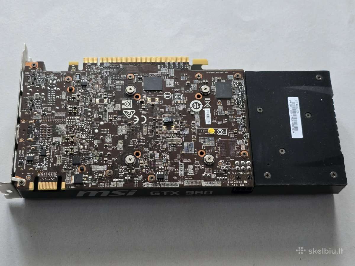 Nvidia Gtx 960 2gb - nuotraukos Nr. 2