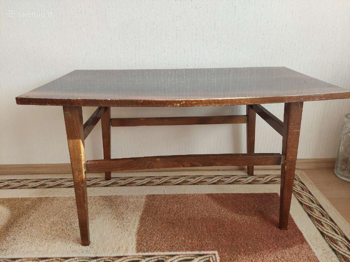 Parduodu kavos staliuką, vintažinis - nuotraukos Nr. 4