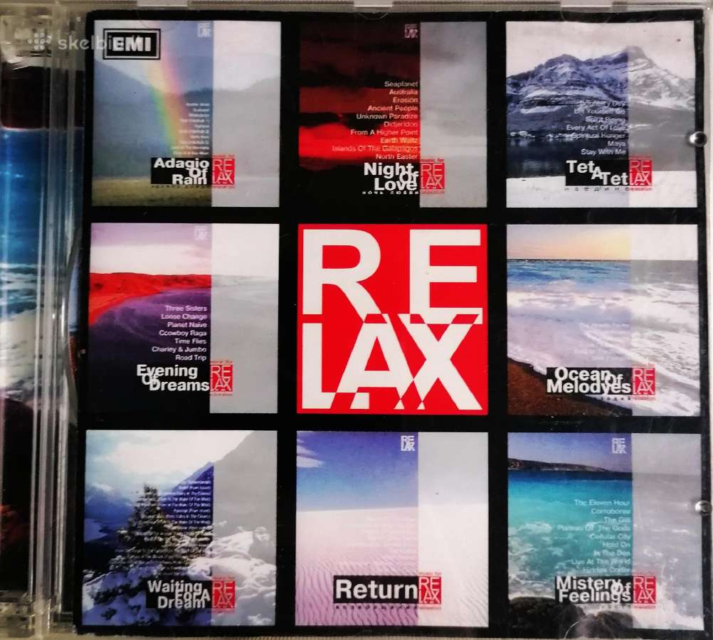 CD relaksacinė muzika, atsipalaidavimas