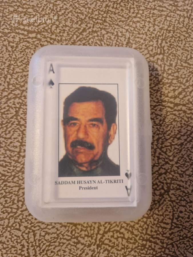 Autentiškos JAV karių „Iraqi Most Wanted“ kortos - nuotraukos Nr. 3