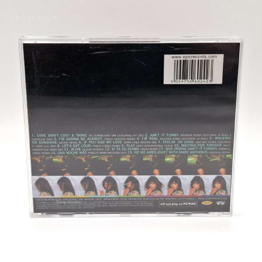 Jennifer Lopez J.lo - J To Tha Lo (The Remixes) CD - nuotraukos Nr. 2