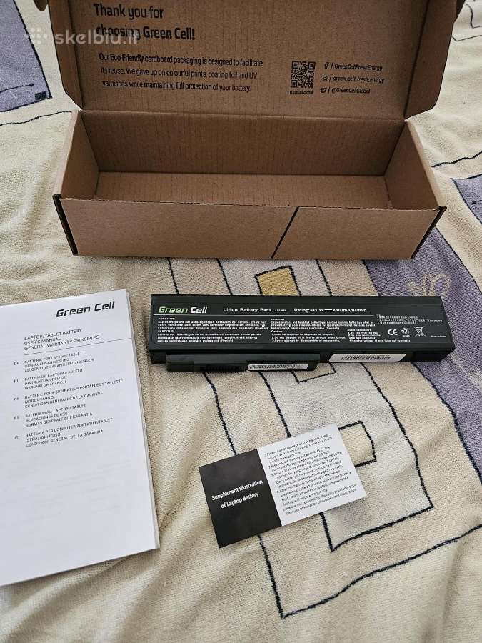 Green Cell“ bateriją (Modelis As08 / A32-m50)