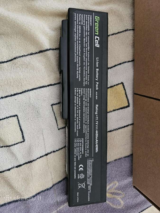Green Cell“ bateriją (Modelis As08 / A32-m50) - nuotraukos Nr. 2