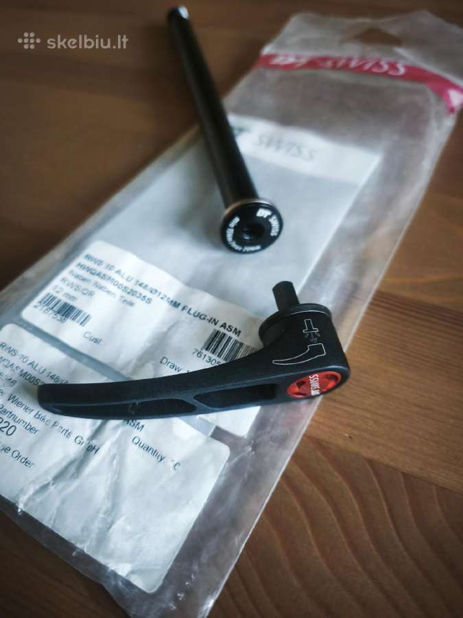 DT Swiss ašis 148/12mm Rws/qr
