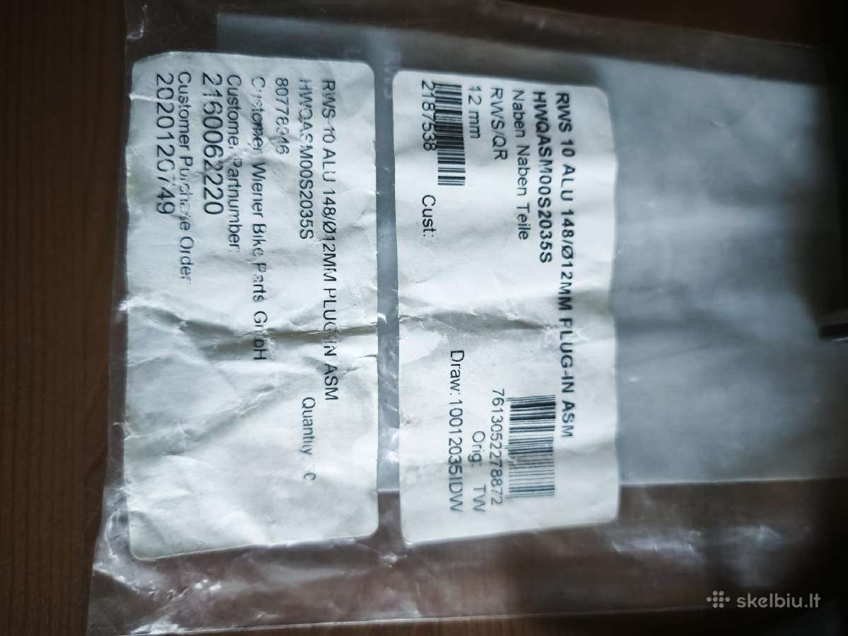 DT Swiss ašis 148/12mm Rws/qr - nuotraukos Nr. 3