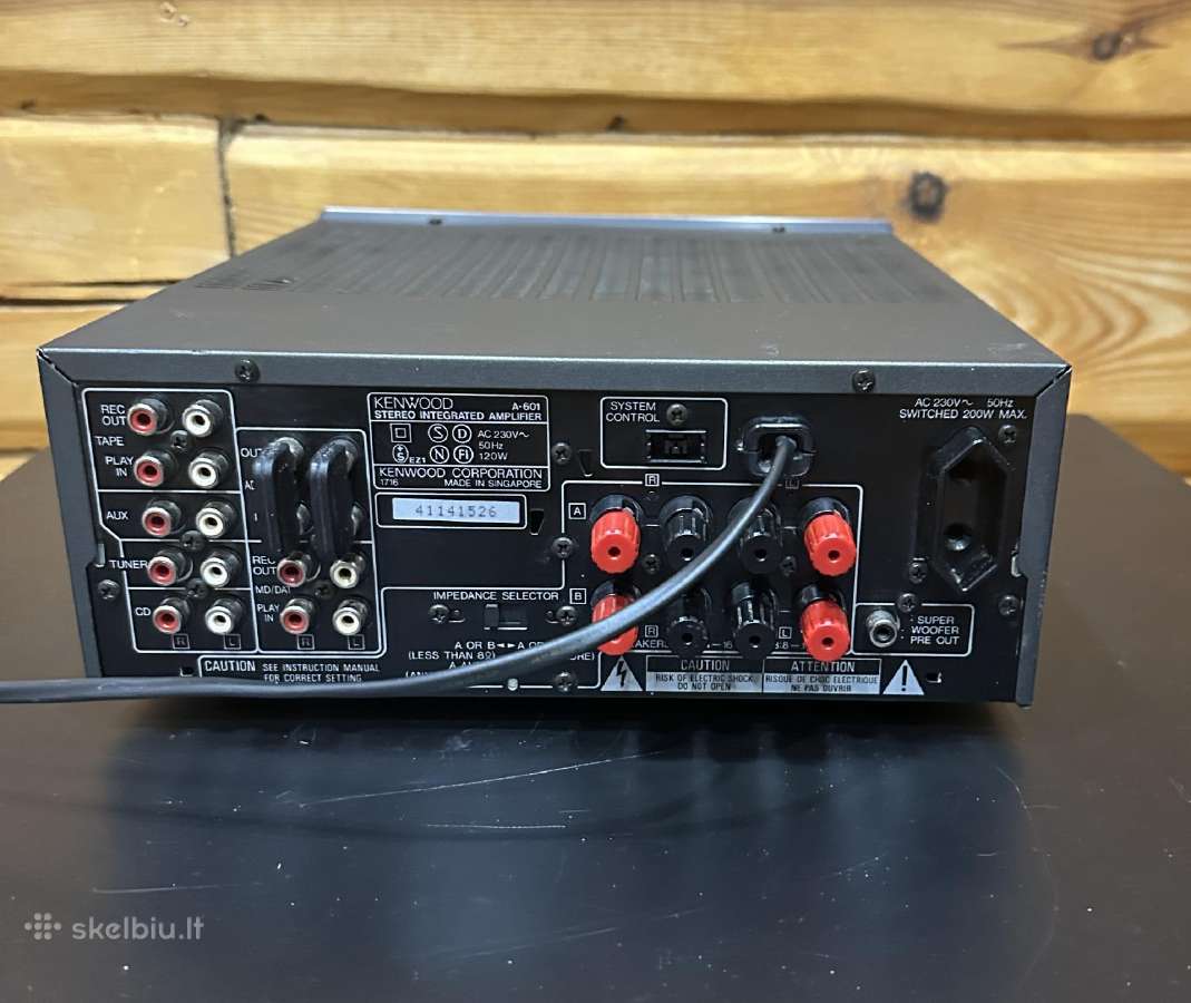 Kenwood A-601 ir T601 - nuotraukos Nr. 2