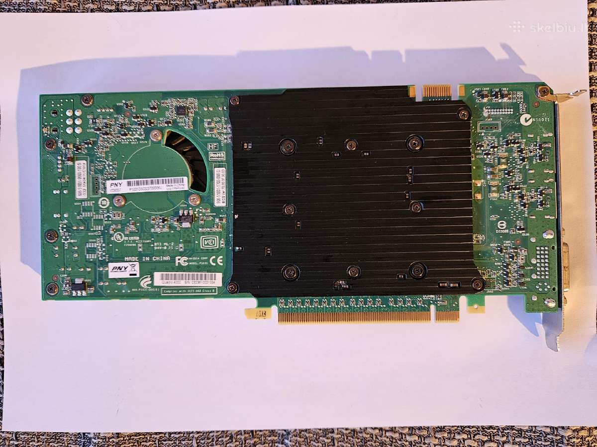 Nvidia Quadro 4000 2gb Gddr5 (Pny) - nuotraukos Nr. 2