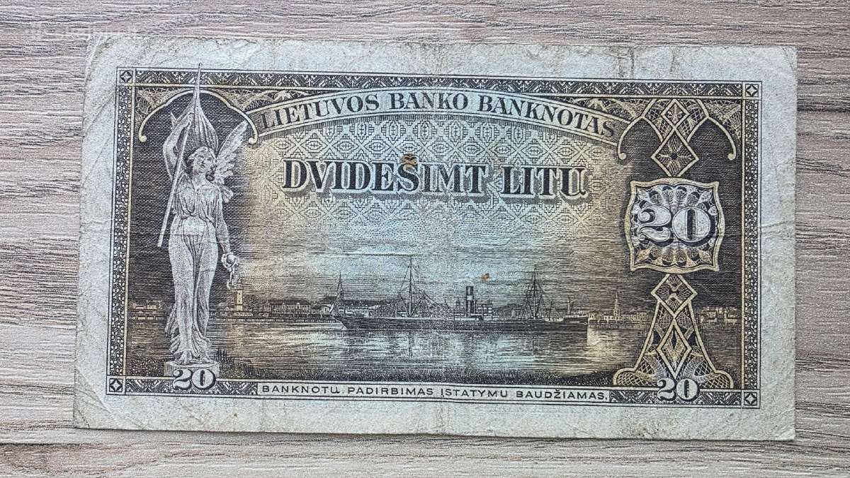 1930 metų 20 litų smetoniškas