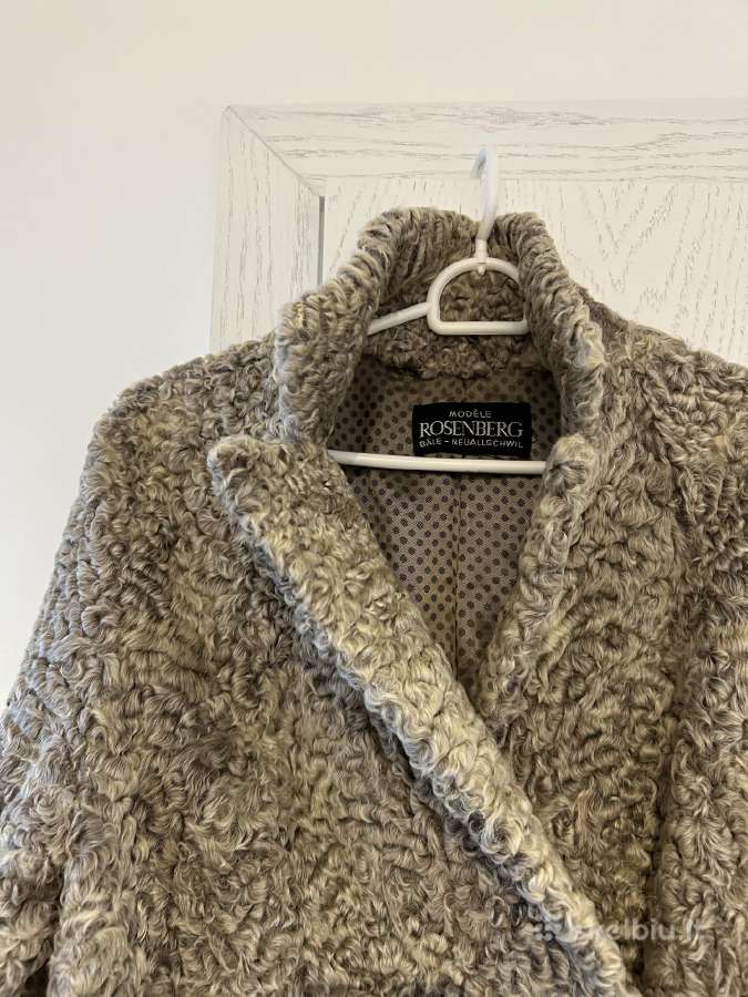 Vintage karakulis. Beige, kreminis - nuotraukos Nr. 5