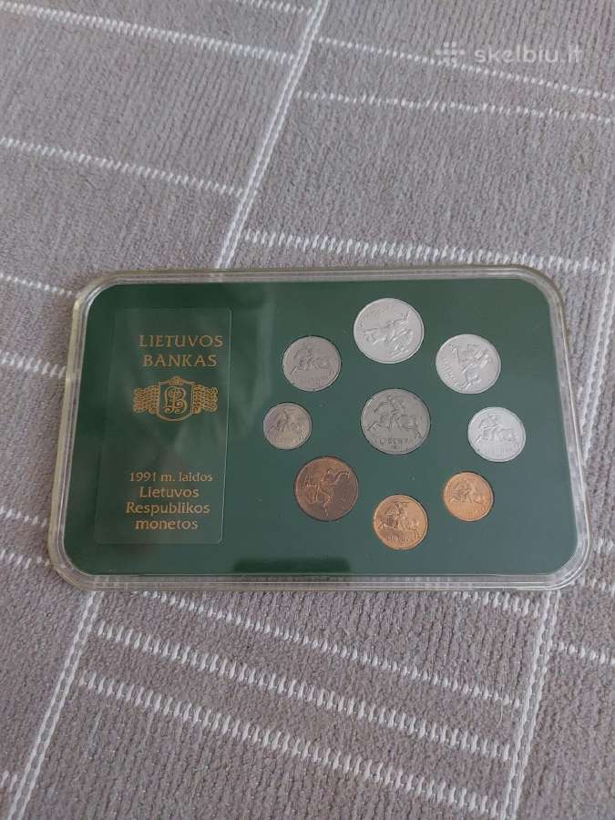 1991m. Pirmos laidos litų monetos - nuotraukos Nr. 2