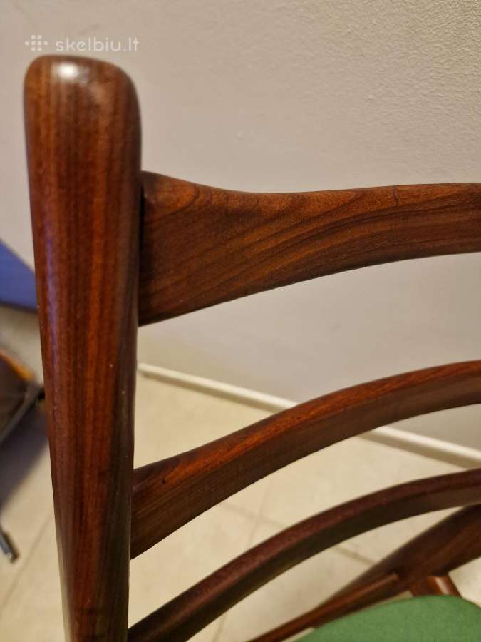 Vintažinės mid century "Casala" tikmedžio kėdės - nuotraukos Nr. 18