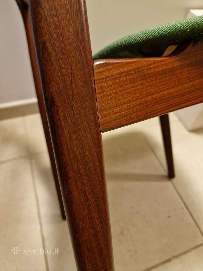Vintažinės mid century "Casala" tikmedžio kėdės - nuotraukos Nr. 20