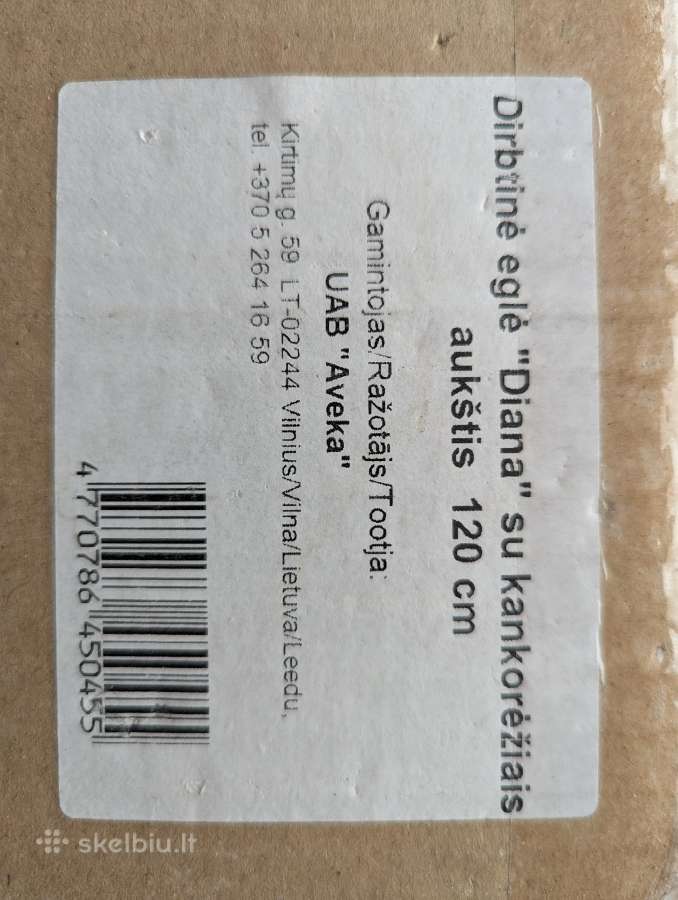 Dirbtine eglute 120cm - nuotraukos Nr. 4