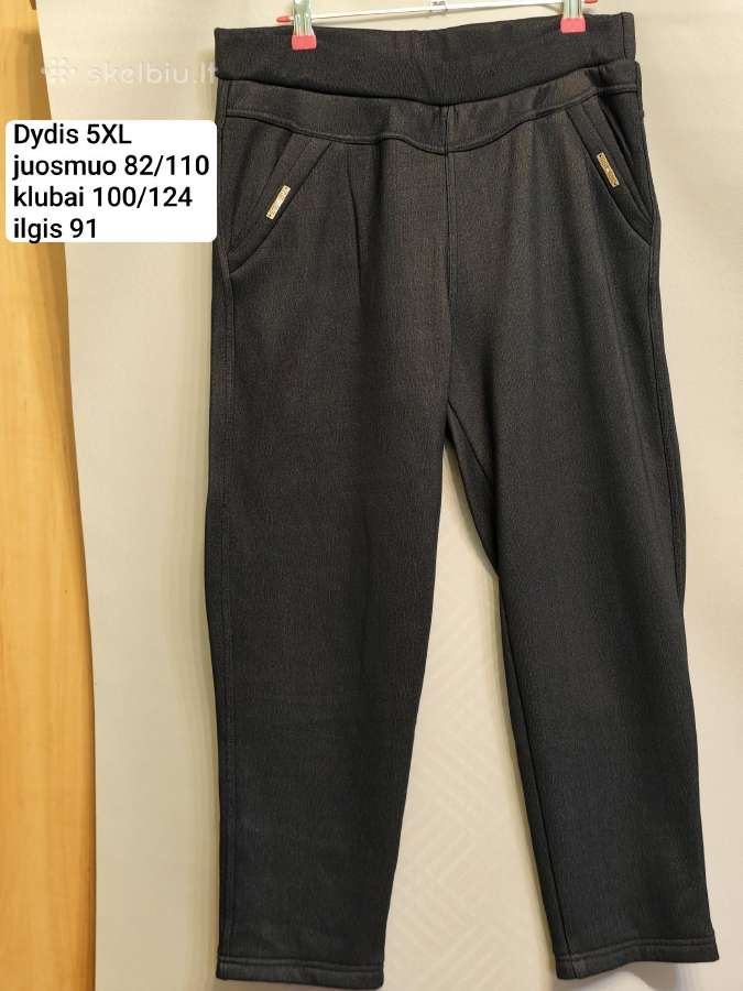 P. R. C. labai šiltos kelnės 5xl dydis