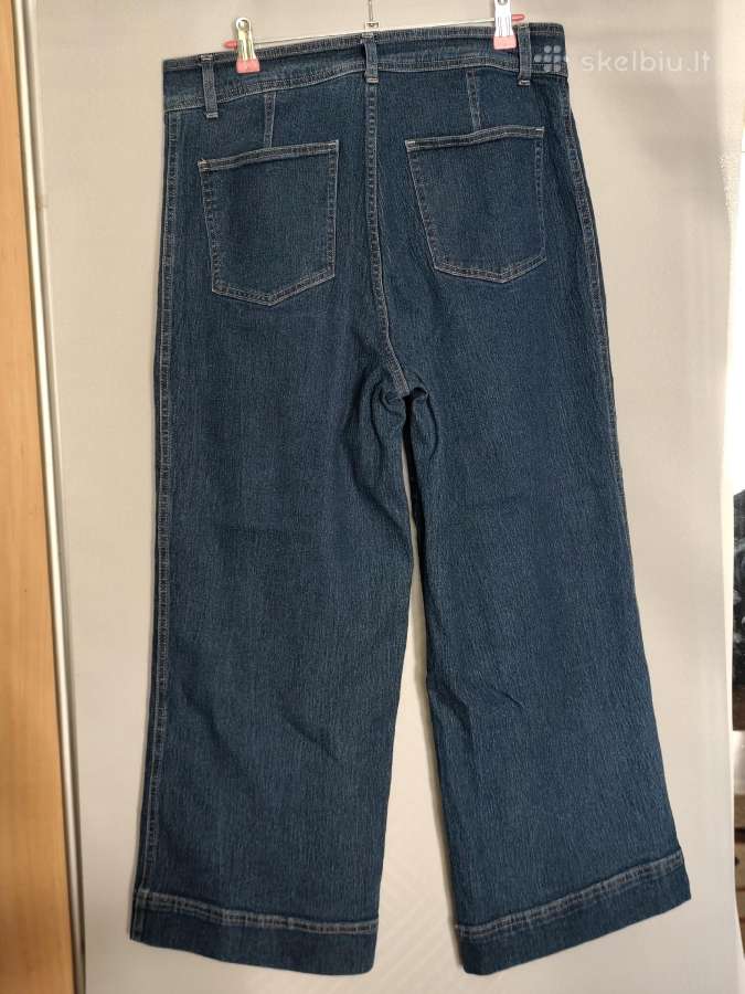H&m platėjantys džinsai žemesnėm 44 dydis - nuotraukos Nr. 2