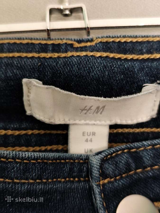 H&m platėjantys džinsai žemesnėm 44 dydis - nuotraukos Nr. 3