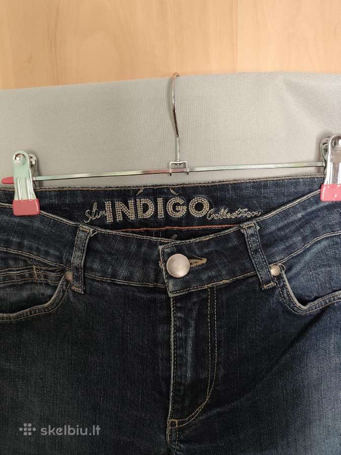 Indigo džinsai Uk12 (L) dydis - nuotraukos Nr. 2