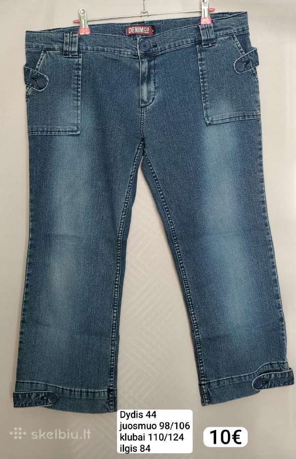 Denim co džinsiniai bridžai 44 dydis
