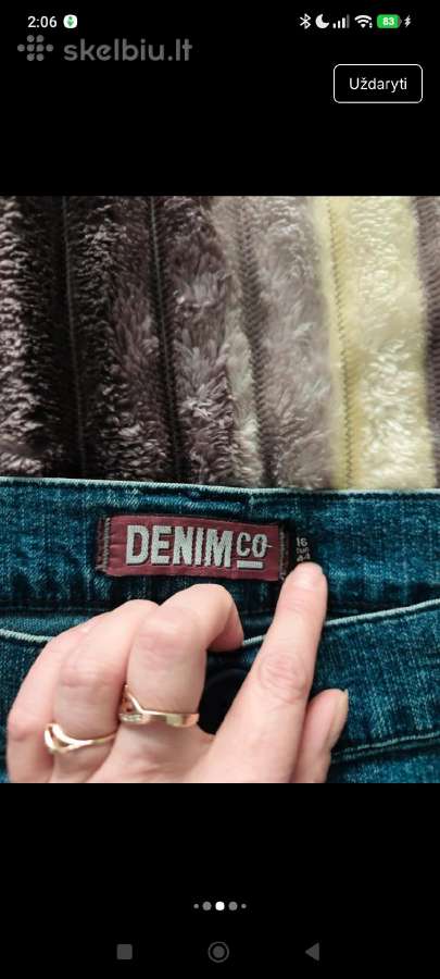 Denim co džinsiniai bridžai 44 dydis - nuotraukos Nr. 3