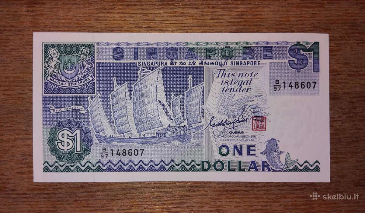 Singapūro 1 $ banknotas