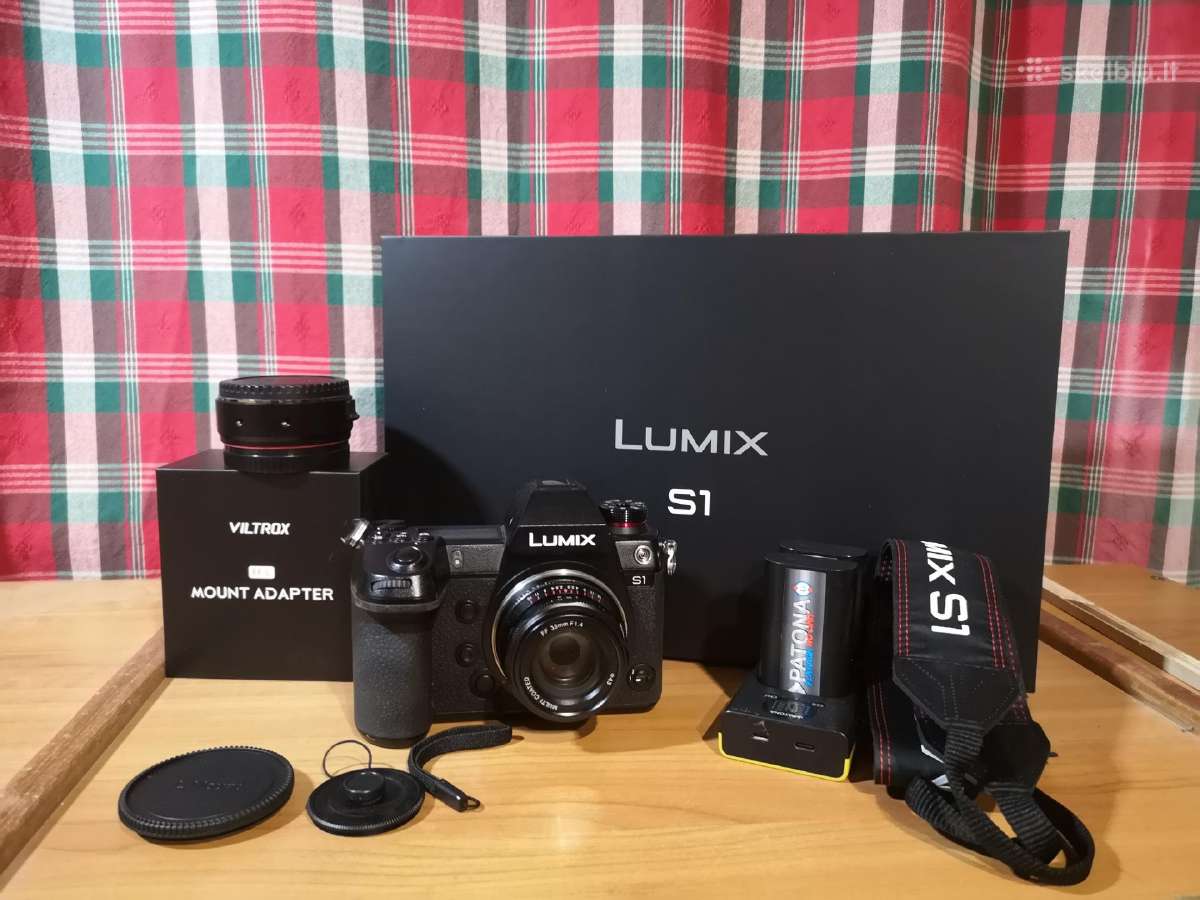 Panasonic S1 + Viltrox adapteris Ef + Pergear 35mm