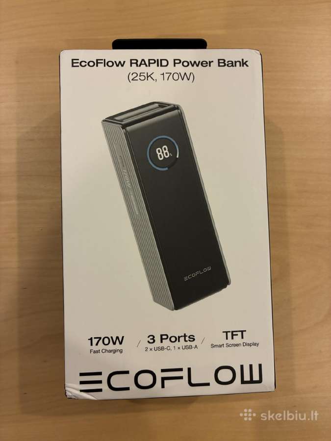 Ecoflow Rapid Pro 170 W, 25000 mah