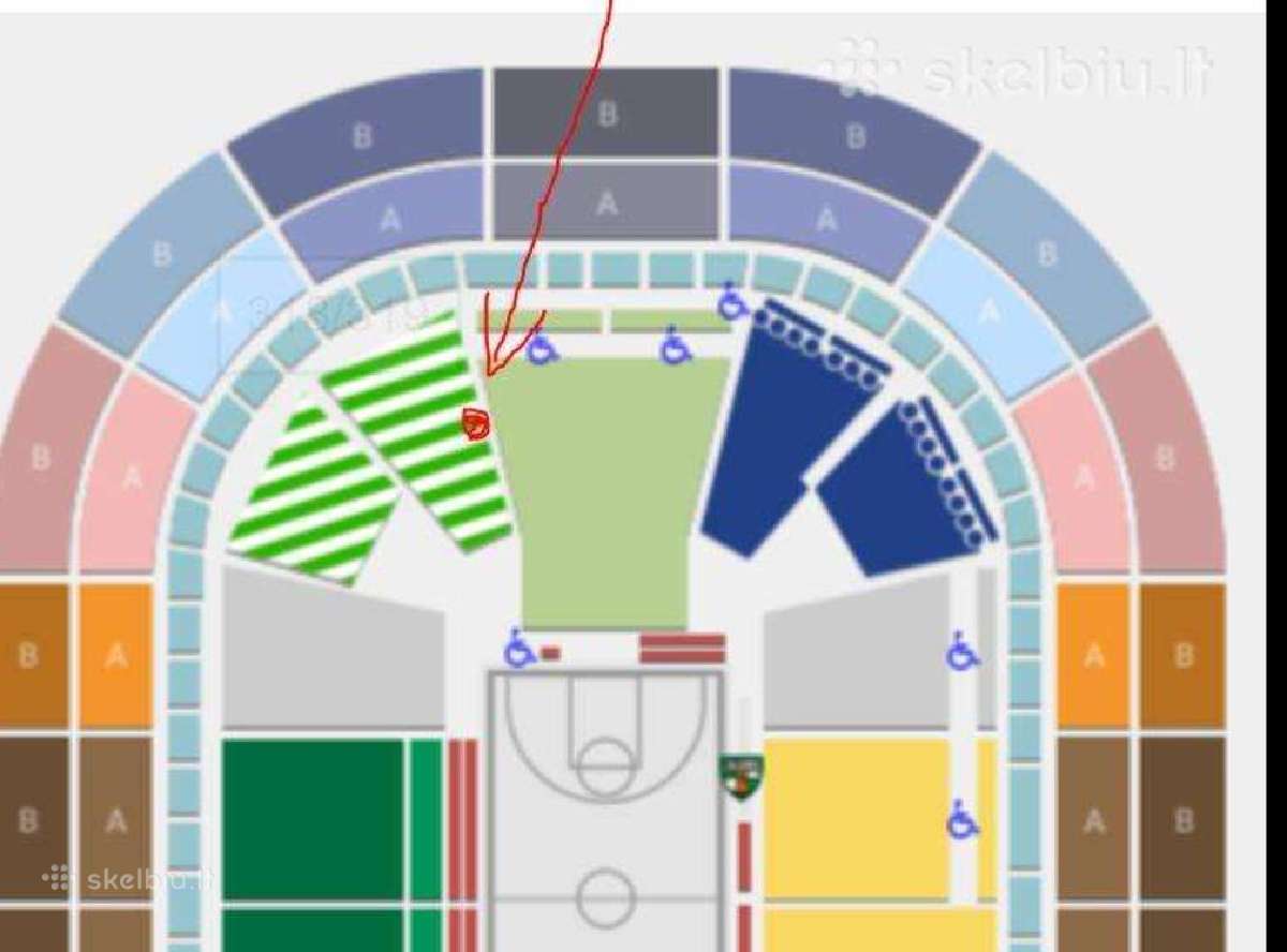 Žalgiris - As Monaco 1 bilietas