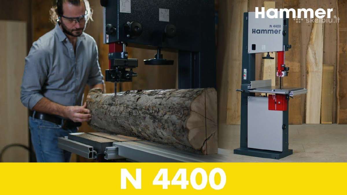 Juostinės pjovimo staklės Hammer N4400 - nuotraukos Nr. 2