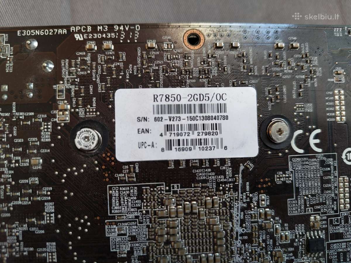 Msi vaizdo plokštė R7850-2gd5 / 0c - nuotraukos Nr. 3