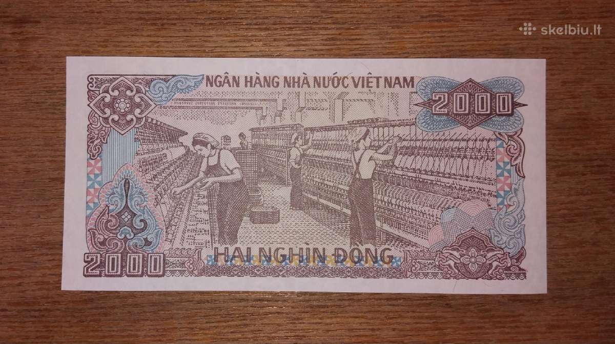 Vietnamo 2.000 dong banknotas - nuotraukos Nr. 2