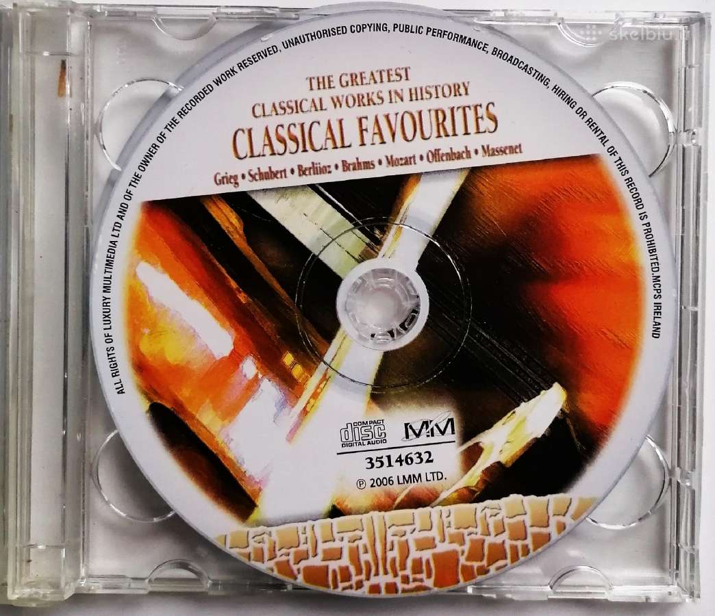 CD pasaulinė klasika, Classical Favourites