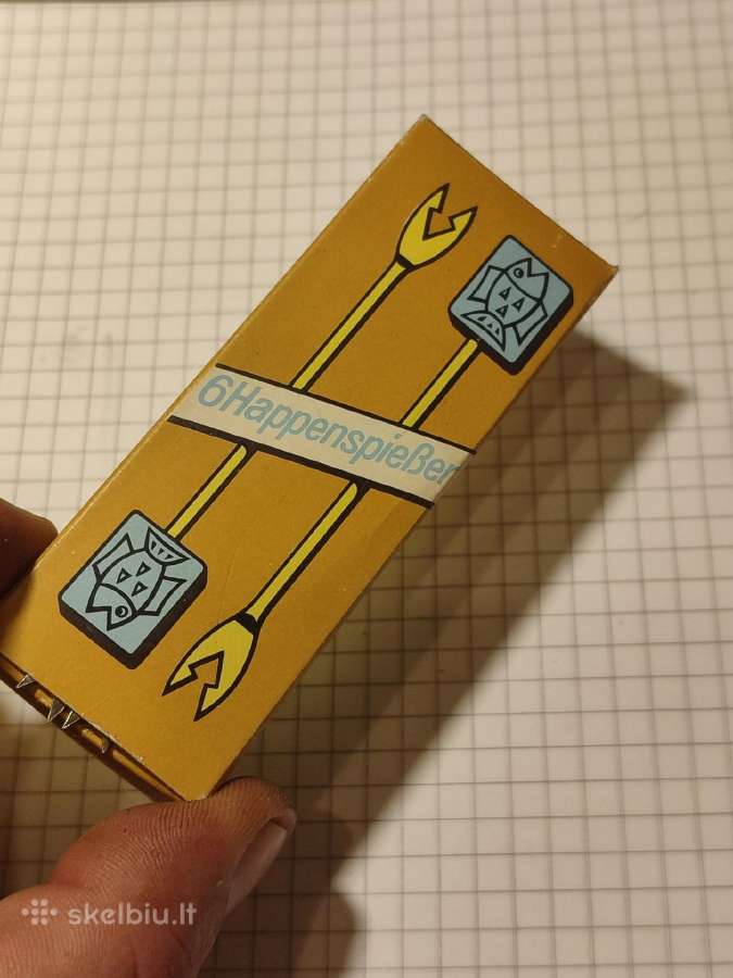 Vintažiniai sumuštinių smeigtukai - nuotraukos Nr. 4