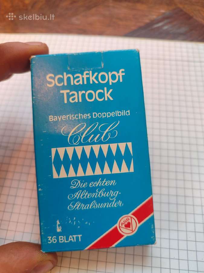 Vintažinės kortų kaladės - nuotraukos Nr. 8