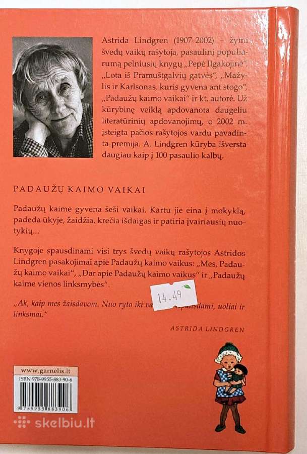 Padaužų kaimo vaikai. Astrid Lindgren - nuotraukos Nr. 2