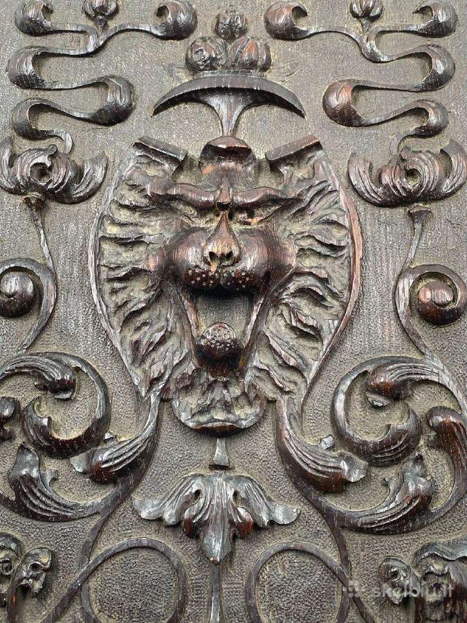 Ąžuolinė sieninė dekoracija "Liūtas" - nuotraukos Nr. 6