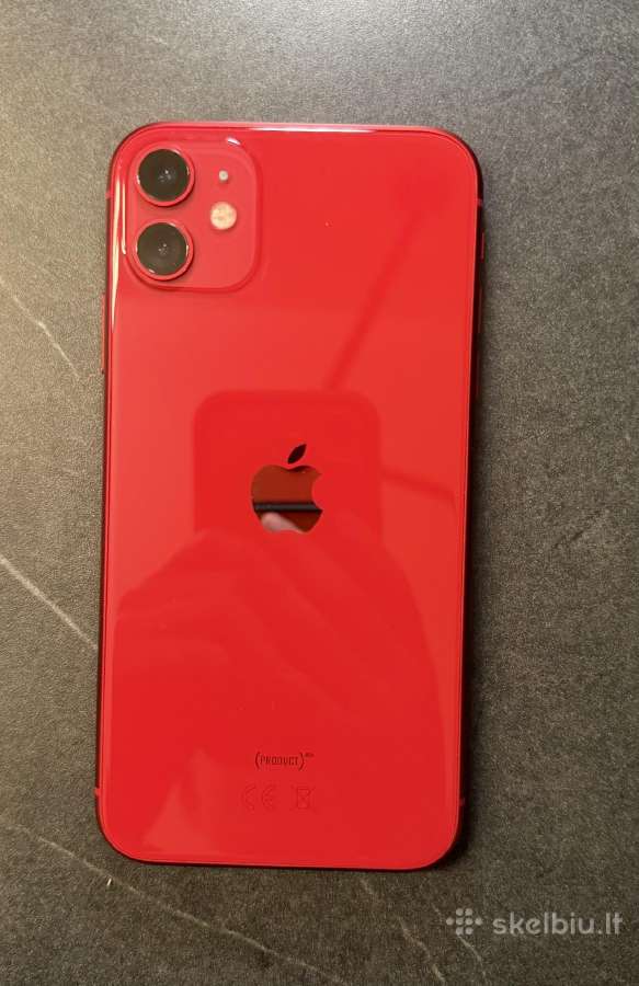 Raudonas iPhone 11 128 GB