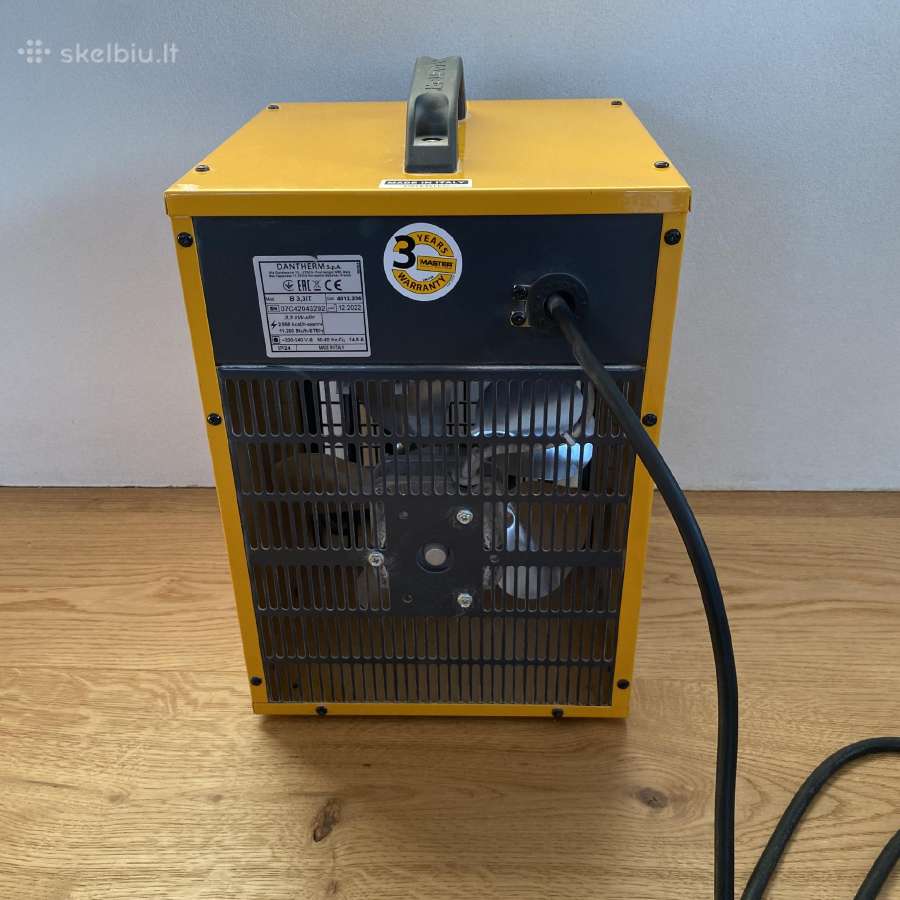 Elektrinis šildytuvas Master B 3,3 IT 3,3 kw 230 V - nuotraukos Nr. 6