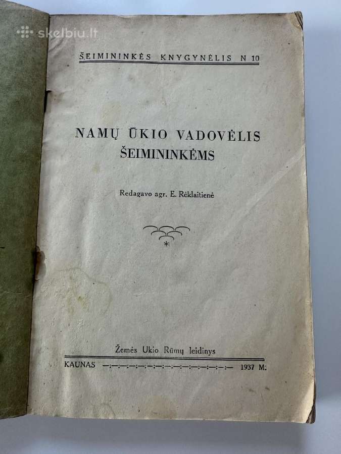 Namų ūkio vadovėlis šeimininkėms - nuotraukos Nr. 2